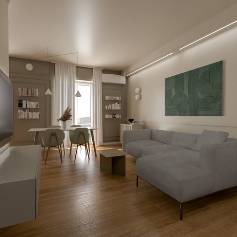 Open Space in stile contemporaneo di 30 di EasyRelooking srls Open Space in stile contemporaneo di 30 di EasyRelooking srls