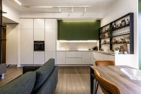 Open Space in stile contemporaneo di 35 di Desearq studio - architettura e interior design