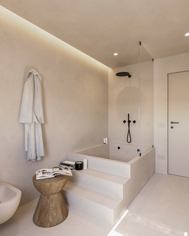 Bagno in stile moderno di 9 di doppiozero interior