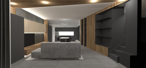 Open Space in stile contemporaneo di 35 di Stefano Bergami studio interior design Open Space in stile contemporaneo di 35 di Stefano Bergami studio interior design
