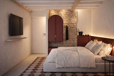 Camera da Letto in stile japandi di 34 di EmmePi Architettura
