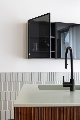 Cucina in stile contemporaneo di 30 di Andrea Benedetti Architetto