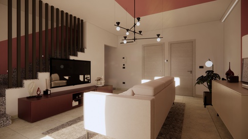 Soggiorno in stile moderno di 25 di Studio LABventinove