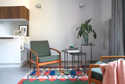 Open Space in stile vintage di 30 di Elena Russo Interiors