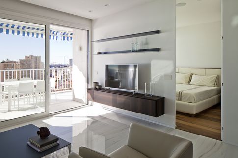 Open Space in stile minimal di 32 di Ciliegio Esterno