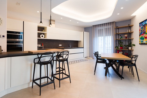 Cucina in stile contemporaneo di 35 di Carla Gatto Architetto