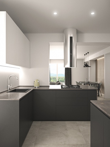 Cucina in stile contemporaneo di 14 di doppiozero interior Cucina in stile contemporaneo di 14 di doppiozero interior