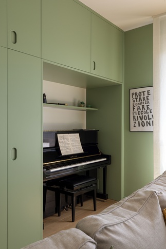 Soggiorno in stile moderno di 31 di Arch. Martina Pozzi MP_archistudio