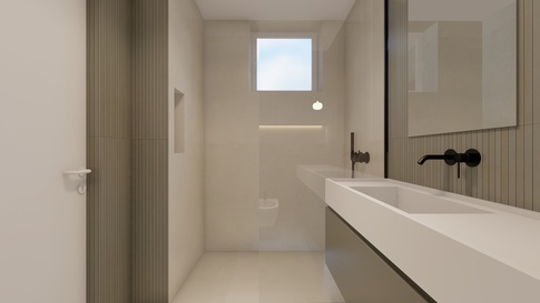 Bagno in stile contemporaneo di 5 di areadieci Bagno in stile contemporaneo di 5 di areadieci