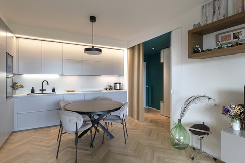 Open Space in stile contemporaneo di 27 di COBE architetti