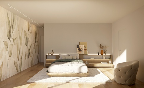 Camera da Letto in stile contemporaneo di 25 di EmmePi Architettura