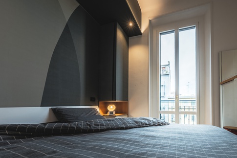 Camera da Letto in stile contemporaneo di 13 di Annalisa Carli Architetto Camera da Letto in stile contemporaneo di 13 di Annalisa Carli Architetto