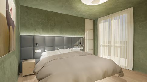 Camera da Letto in stile moderno di 16 di MICHELE VOLPI STUDIO INTERIOR DESIGN