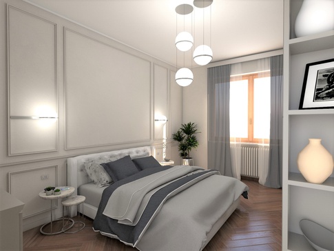 Camera da Letto in stile contemporaneo di 17 di Francesca Boglio Architetto Camera da Letto in stile contemporaneo di 17 di Francesca Boglio Architetto