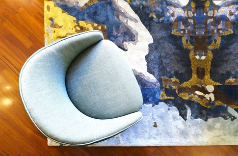 Soggiorno in stile vintage di 30 di Equus Architects