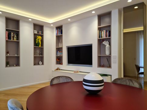 Open Space in stile contemporaneo di 30 di GIOVANNI SELLITRI STUDIO