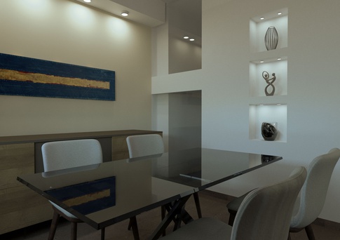 Soggiorno in stile contemporaneo di 50 di Gianpiero Brunelli interior design