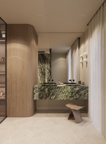 Camera da Letto in stile contemporaneo di 38 di EmmePi Architettura