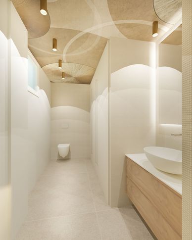Bagno di Servizio in stile minimal di 6 di MICHELE VOLPI STUDIO INTERIOR DESIGN Bagno di Servizio in stile minimal di 6 di MICHELE VOLPI STUDIO INTERIOR DESIGN