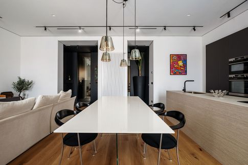 Open Space in stile contemporaneo di 43 di kkarchitecture