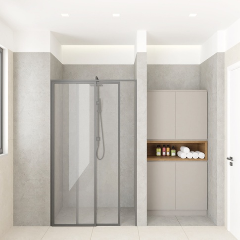 Bagno in stile contemporaneo di 6 di Arcangelo Primato Bagno in stile contemporaneo di 6 di Arcangelo Primato