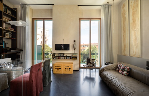 Open Space in stile contemporaneo di 36 di Valentina Garraffa architetto light designer Open Space in stile contemporaneo di 36 di Valentina Garraffa architetto light designer