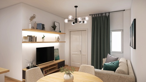 Soggiorno in stile moderno di 16 di WEPHOUSE