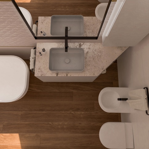 Bagno in stile contemporaneo di 8 di EasyRelooking srls Bagno in stile contemporaneo di 8 di EasyRelooking srls