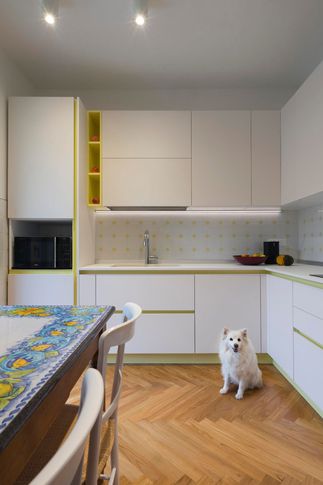 Cucina in stile contemporaneo di 11 di architempore