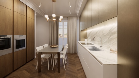 Cucina in stile contemporaneo di 20 di Studio Gaetano Riccardelli