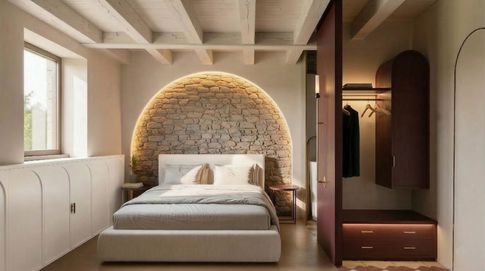 Camera da Letto in stile japandi di 34 di EmmePi Architettura