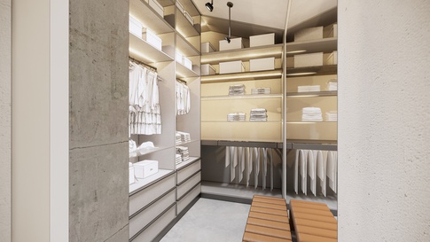 Cabina Armadio in stile urban di 7 di Simona Fogalesi interior designer