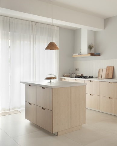 Open Space in stile scandinavo di 45 di Michela Cordisco Studio