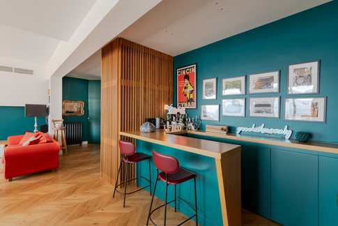 Angolo Bar in stile contemporaneo di 5 di Rossella Fiorillo architetto