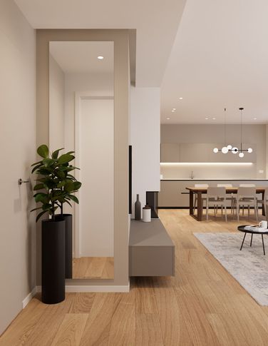 Open Space in stile moderno di 37 di Silvia Aquilani . Design studio Open Space in stile moderno di 37 di Silvia Aquilani . Design studio