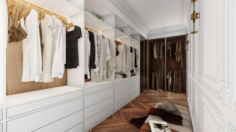 Cabina Armadio in stile classico di 10 di Salvatore Sito Interior Designer