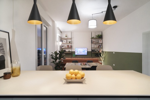 Open Space in stile pop art di 33 di Annalisa Buscarini Ingegnere Edile Architetto