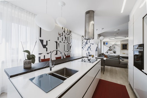 Open Space in stile contemporaneo di 47 di Annalisa Carli Architetto Open Space in stile contemporaneo di 47 di Annalisa Carli Architetto