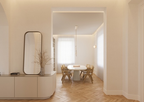 Ingresso in stile japandi di 12 di EmmePi Architettura Ingresso in stile japandi di 12 di EmmePi Architettura