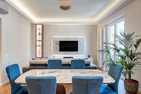 Soggiorno in stile moderno di 35 di Wephouse