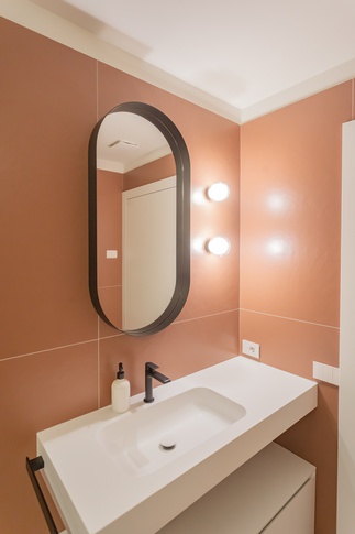 Bagno in stile glamour di 6 di Alessandra Parolini Studio Bagno in stile glamour di 6 di Alessandra Parolini Studio