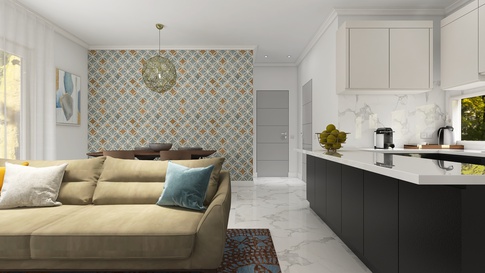 Open Space in stile contemporaneo di 31 di Nicoletta Russo Interior Designer