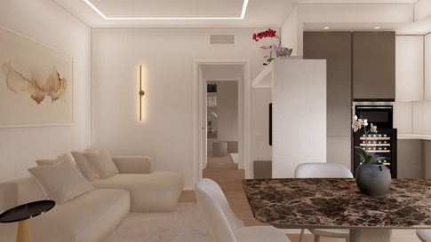 Soggiorno in stile contemporaneo di 24 di Melissa Domenici Architetto Soggiorno in stile contemporaneo di 24 di Melissa Domenici Architetto