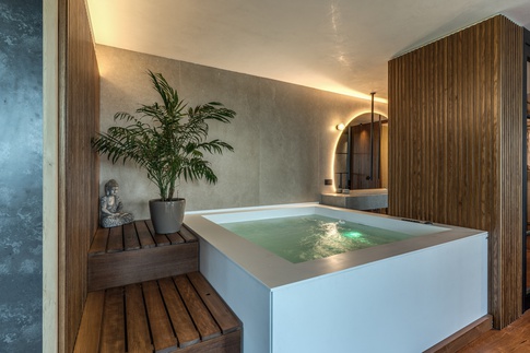 Camera da Letto in stile moderno di 90 di MOB Architects