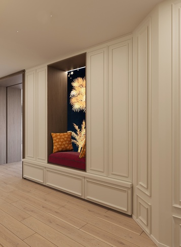 Ingresso in stile contemporaneo di 24 di EmmePi Architettura