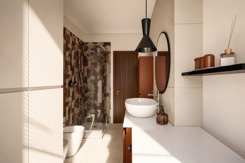 Bagno in stile moderno di 6 di Studio LABventinove