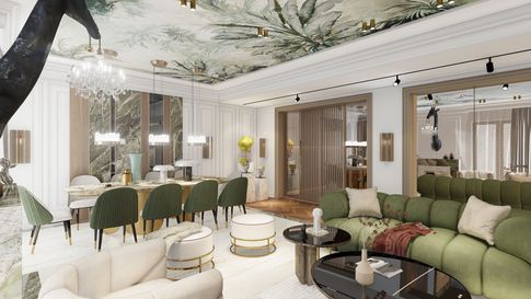 Open Space in stile contemporaneo di 20 di Salvatore Sito Interior Designer