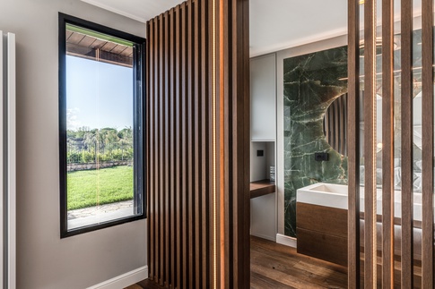 Bagno in stile contemporaneo di 6 di MOB Architects Bagno in stile contemporaneo di 6 di MOB Architects