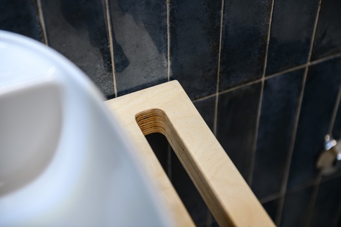 Bagno in stile contemporaneo di 5 di MANUARINO architettura design comunicazione