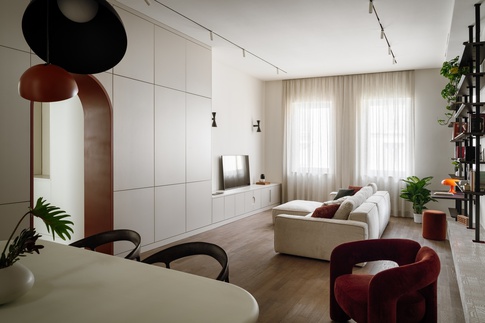 Soggiorno in stile contemporaneo di 42 di ARCHIELLE